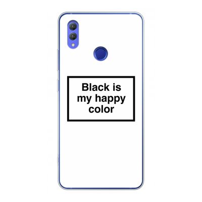 Black is my happy color: Honor Note 10 Transparant Hoesje