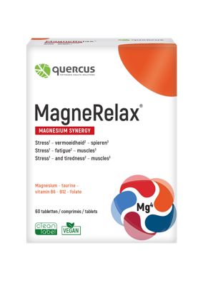Quercus Energie & Vitaliteit MagneRelax 60Tabletten Quercus Energie & Vitaliteit MagneRelax 60Tabletten