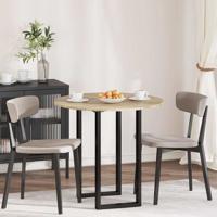 Tafelblad Sonoma eiken 80 x 80 x 1.5 cm Bewerkt hout