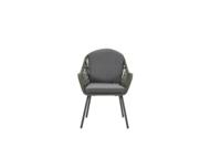 Triton dining stoel c. bl/rope moss gr dia. 5mm/mys. gr - Garden impressions