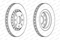 Ferodo Remschijf DDF206C - thumbnail