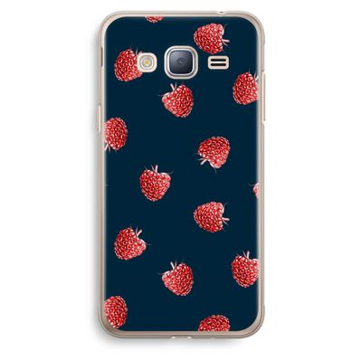 Framboosjes: Samsung Galaxy J3 (2016) Transparant Hoesje