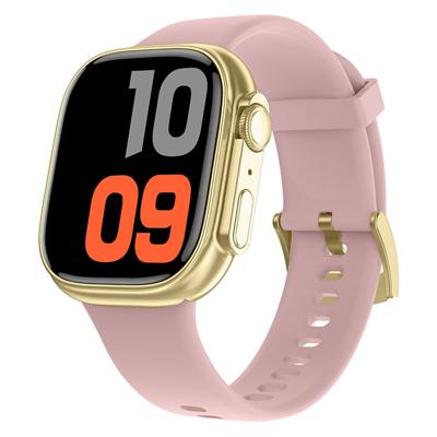 Smarty 2.0 Smartwatch met Siliconenband | Roze/Goud | SW071D