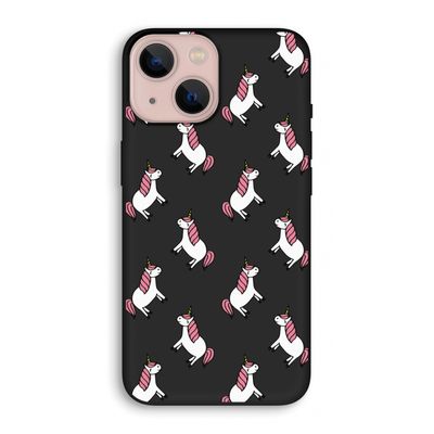 Eenhoorns overal: iPhone 13 mini Biologisch afbreekbaar hoesje