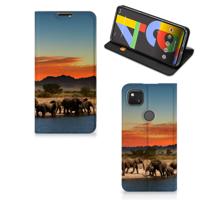 Google Pixel 4a | Hoesje maken | Olifanten