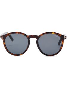 TOM FORD Eyewear lunettes de soleil à monture ronde - Marron