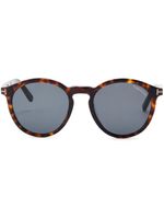 TOM FORD Eyewear lunettes de soleil à monture ronde - Marron - thumbnail