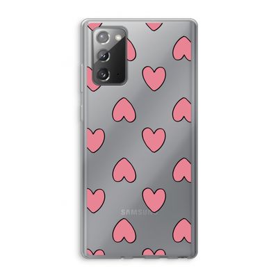 Ondersteboven verliefd: Samsung Galaxy Note 20 / Note 20 5G Transparant Hoesje
