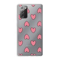 Ondersteboven verliefd: Samsung Galaxy Note 20 / Note 20 5G Transparant Hoesje