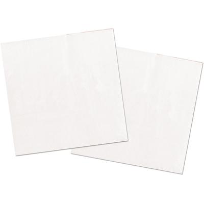 Folat Feest Servetten - 20x - wit - 33 x 33 cm - papier - lunch/diner servetjes