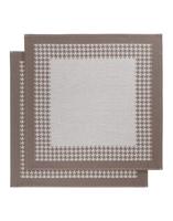 De Witte Lietaer De Witte Lietaer Pied De Poule Theedoek 66x66 champignon