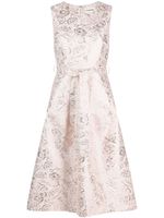 P.A.R.O.S.H. robe courte à motif en jacquard - Rose