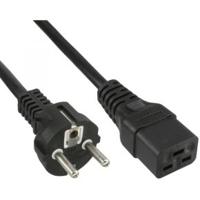 InLine 16658F electriciteitssnoer Zwart 2 m Netstekker type F IEC C19