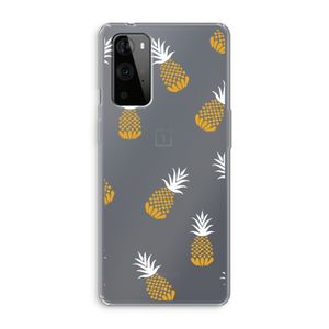 Ananasjes: OnePlus 9 Pro Transparant Hoesje