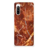 Sony Xperia 10 III | TPU | Siliconen hoesje | Marmer Bruin