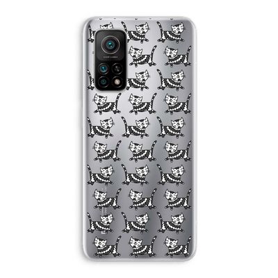 Zwarte poes: Xiaomi Mi 10T 5G Transparant Hoesje