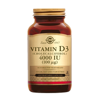 Solgar Vitamins - Vitamin D3 4000 IU - thumbnail