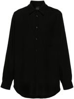 Yohji Yamamoto chemise boutonnée à manches longues - Noir - thumbnail