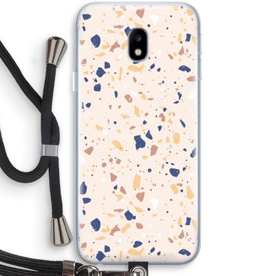 Terrazzo N°23: Samsung Galaxy J3 (2017) Transparant Hoesje met koord