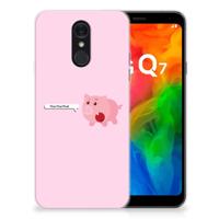 LG Q7 Telefoonhoesje met Naam Pig Mud