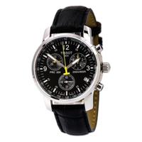 Tissot T17.1.586.52 Heren PRC 200 zwarte wijzerplaat stalen armband chronograaf duikhorloge