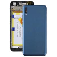 Batterij achtercover met camera lens & toetsen voor Huawei geniet van 9e (blauw)