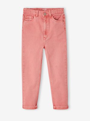 Mom fit meisjesbroek Morphologik heupomtrek Small perzik