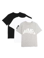 MM6 Maison Margiela Kids lot de trois t-shirts à logo imprimé - Blanc - thumbnail