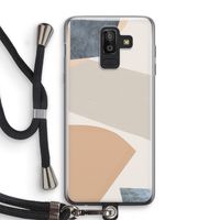 Formo: Samsung Galaxy J8 (2018) Transparant Hoesje met koord