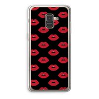 Lips: Samsung Galaxy A8 (2018) Transparant Hoesje