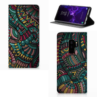 Samsung Galaxy S9 Plus Hoesje met Magneet Aztec