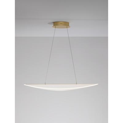 Lyora HanglampAgos goud met kunststof breed - 9054450