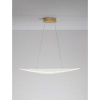 Lyora HanglampAgos goud met kunststof breed - 9054450