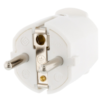 Stekker | RA | PVC | 10/16A | Wit - 00.110.11
