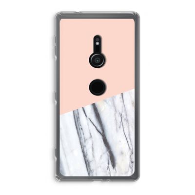 A touch of peach: Sony Xperia XZ2 Transparant Hoesje