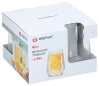 Drinkglas 440ml 4 stuks
