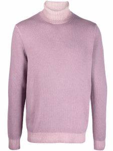 Malo pull en laine à col roulé - Rose