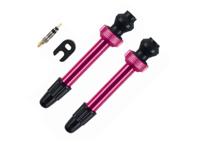 Barbieri tubeless valve aluminium sv 45mm pink 2 pieces