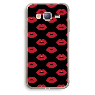 Lips: Samsung Galaxy J3 (2016) Transparant Hoesje