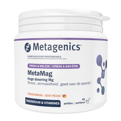 Metagenics MetaMag Perziksmaak 227gr Metagenics MetaMag Perziksmaak 227gr
