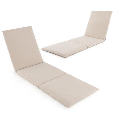 Zitkussens voor Ligstoelen Set van 2 met Klittenbandbevestiging 182 x 59 cm