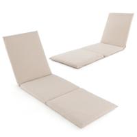 Zitkussens voor Ligstoelen Set van 2 met Klittenbandbevestiging 182 x 59 cm