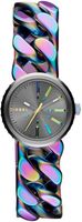 Horlogeband (Band + Kastcombinatie) Diesel DZ5468 Onderliggend Roestvrij staal (RVS) Multicolor 18mm - thumbnail