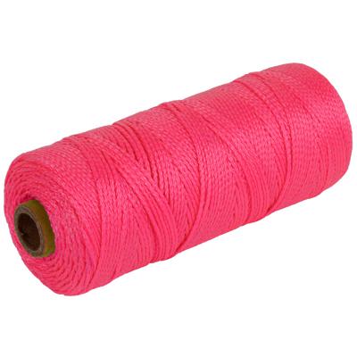 Touw - roze - 1.5mm x 200 m - uitzetkoord - metselkoord - uitzetdraad - bestrating/tegelen