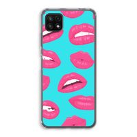 Bite my lip: Samsung Galaxy A22 5G Transparant Hoesje