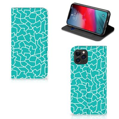 Apple iPhone 11 Pro | Bookcase | Cracks Blue