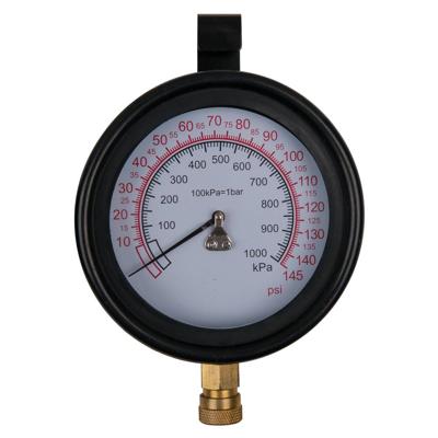 KS Tools 150.2326 Manometer Ø 100,0 mm, 0 - 10 bar met 1/4 snelkoppeling
