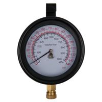 KS Tools 150.2326 Manometer Ø 100,0 mm, 0 - 10 bar met 1/4 snelkoppeling