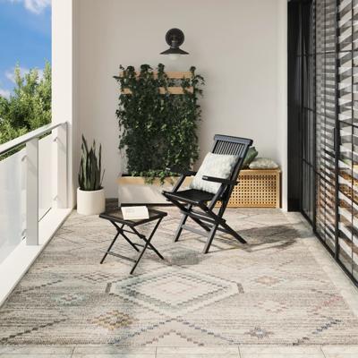 VidaXL Vloerkleed arbizu binnen en buiten vintage stijl 240x340 cm