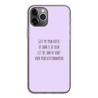 Ochtendhumeur: iPhone 11 Pro Transparant Hoesje